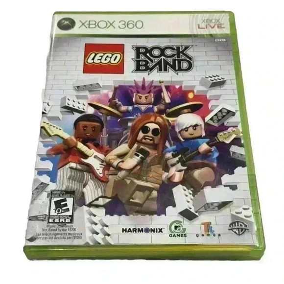 LEGO Rock Band (Xbox 360, 2009) Complete CIB‎ Manual TESTED FAST SHIPPED - Picture 1 of 6